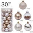 thumbnail image 2 of Vikakiooze 2022 Christmas Sale! 30PCS Christmas Ball Baubles Party Christmas Tree Decorations Hanging Ornament Decor, 2 of 3