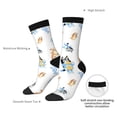 thumbnail image 4 of Netaao Bluey for Socks for Men and Women Non-Slip Middle Tube Socks Casual Crew Socks, 4 of 6