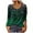 Green, variant on IROINNID Womens Plus Size Tops Winter V Neck Long Sleeve Tops Printed Regular Blouse,Dark Blue