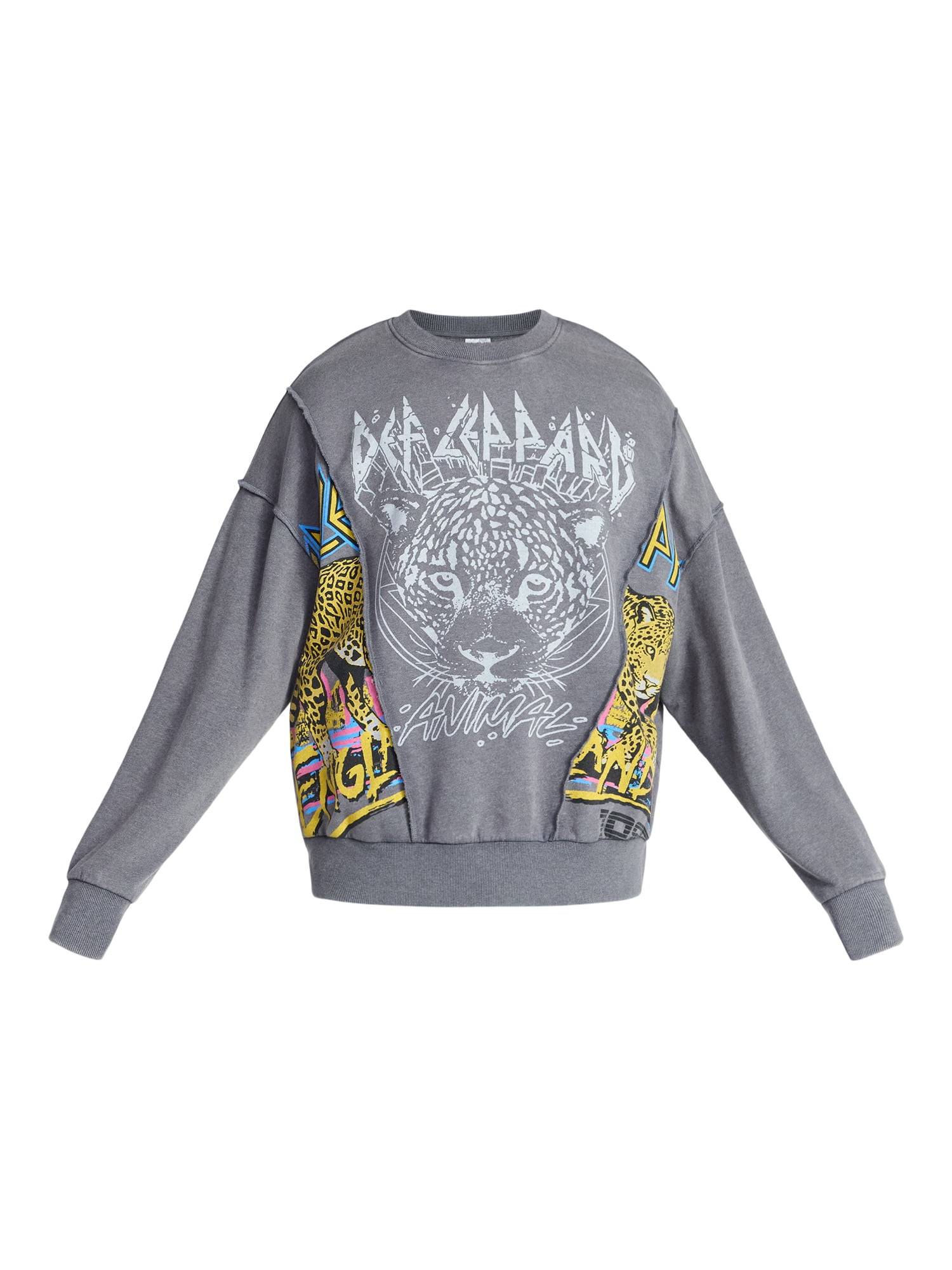 Def Leppard Men's Crewneck Sweatshirt with Long Sleeves, Sizes S-3XL