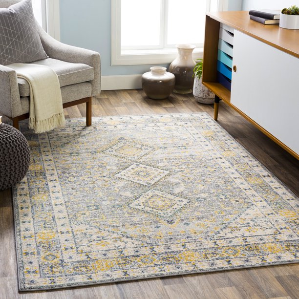 Art of Knot Sonia Grey Updated Traditional 8'10" x 12' Area Rug