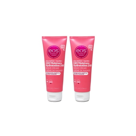 eos Shea Better Shave Cream - Pomegranate - Travel Size - 2.5 fl oz (Pack of 2)