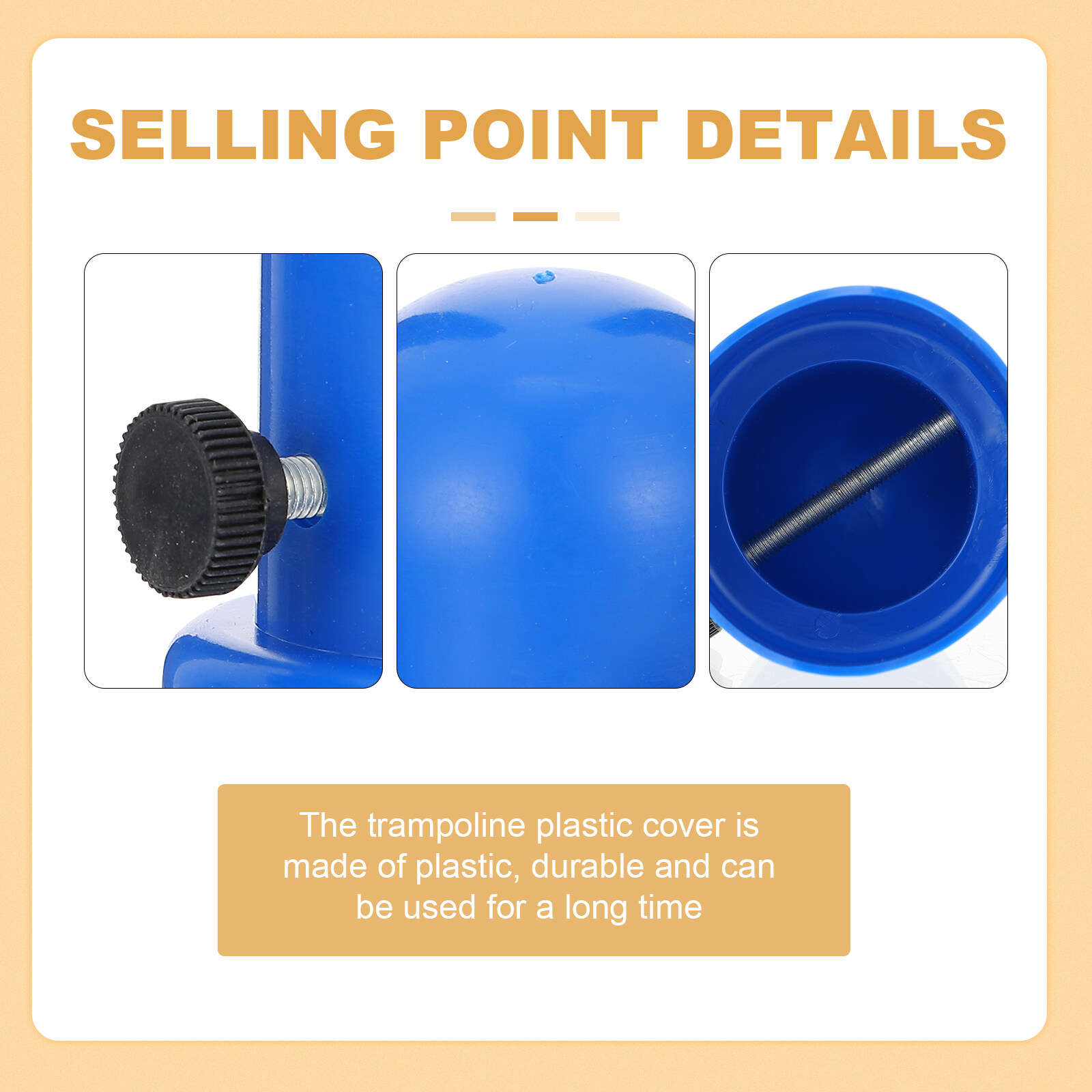 Cndiyald 24 Couvre-Poteaux Trampoline – Mousse PE – 88 Cm – 4 Couleurs Vives – Protection Et Sécurité
