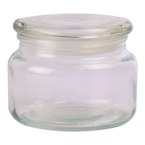 Contenedor Prichos de Vidrio con Tapa Transparente