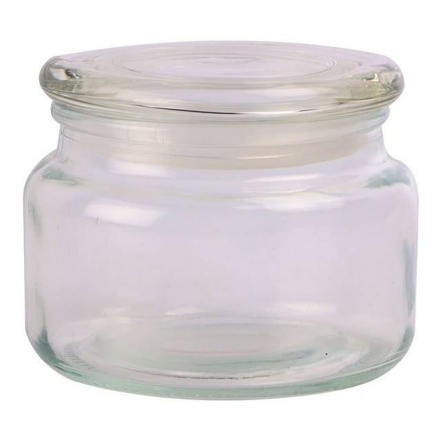 Contenedor Prichos de Vidrio con Tapa Transparente