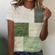 thumbnail image 2 of Camisas de Manga Larga para las Mujeres Suelto Ajuste Retro a Damas Impreso, Cuello Redondo Poliéster Casual Superior, 2 of 5