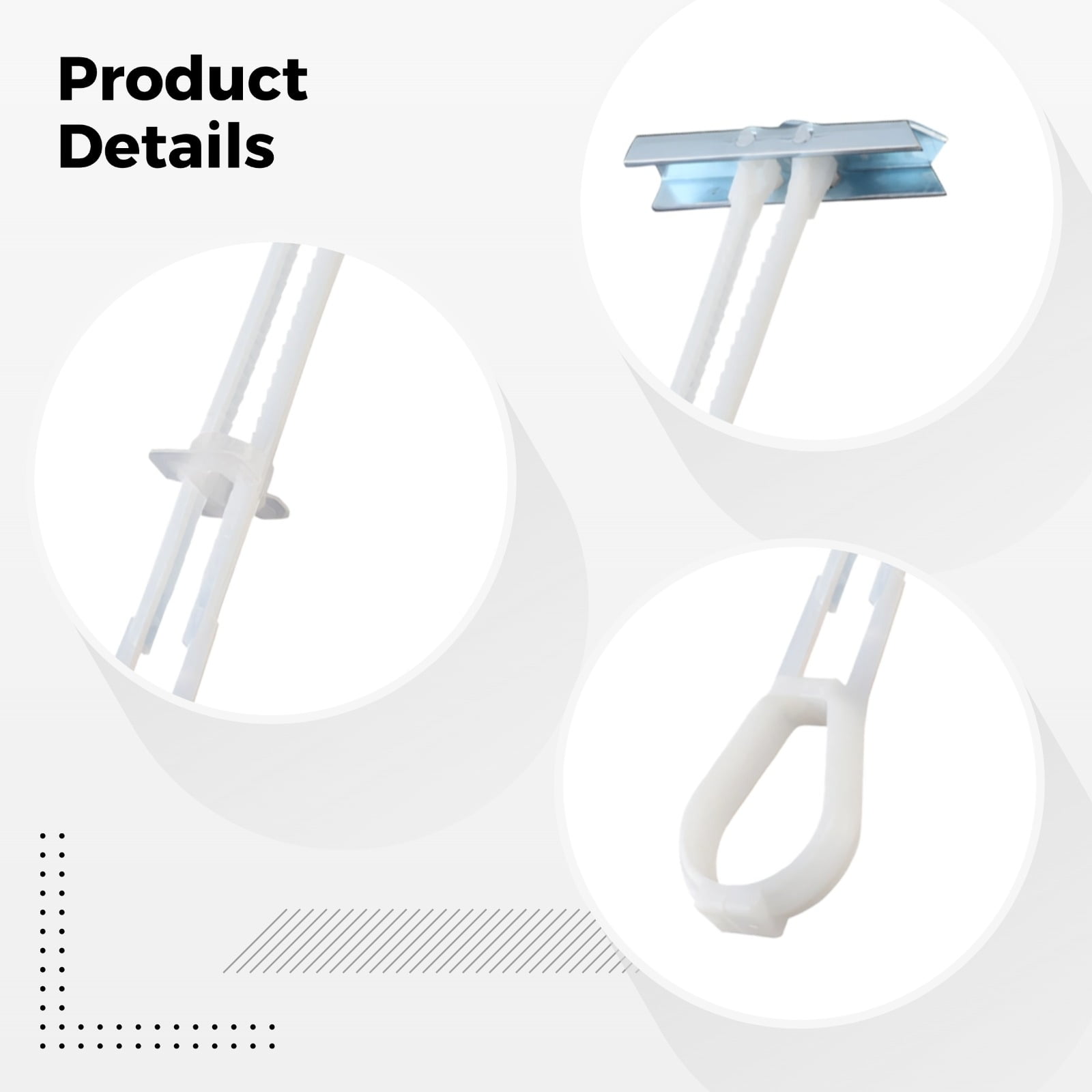 50 Pcs Drywall Anchors, Sturdy Hollow Wall Anchors, Stainless Steel Expansion Bolts, Long Strap Anchors, TV Mounting Hardware