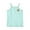 Mint Green, variant on KAUOD Girl's Top Ruched Strapless Sleeveless Ribbed Knit Crop Tops Toddler Girl Camisole Tees Shirts Kids Summer Clothes