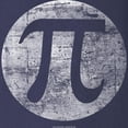 thumbnail image 3 of CafePress - Distressed Vintage Pi Logo Long Sleeve T Shirt - Long Sleeve Dark T-Shirt, 3 of 4