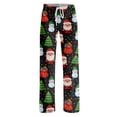thumbnail image 5 of UDAUDU Matching Christmas Pajamas for Women Sleepwear Christmas Print Lounge Pants Drawstring Stretch Casual Pajama Pants 3XL, 5 of 6