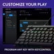 thumbnail image 5 of Teclado Logi G515 LIGHTSPEED TKL 920-012868. Ofrece velocidad, precisión y personalización con un diseño elegante, discreto y sin sección numérica, 5 of 5