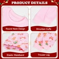 thumbnail image 6 of ELUTONG Girl's Christmas Pajamas，2 Sets of Kids' Cotton Long Sleeve Sleepwear with Santa Claus、Mermaid and Ballet Girl for 2-12T, 6 of 7