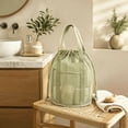 thumbnail image 4 of Portable Hanging Mesh Shower Caddy with External Pocket Sandproof Travel Tote Gym Camping Dorm Bathroom Toiletry Organizer for Men Women, 4 of 6