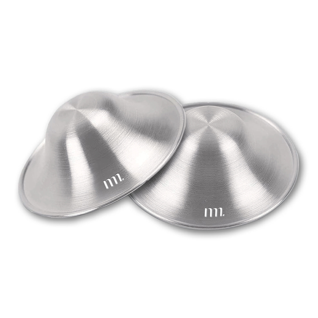 The Midwife Mumma 999 Silver Nursing Cups for Breastfeeding Essential, Regular Size Design