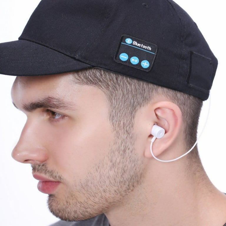 Hat Bluetooth with Speaker Musical Wireless Smart Baseball Cap Fashions Waterproof Running Hat for Outdoor Sports Gifts for Unisex