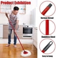 thumbnail image 4 of HSAPOW-Mop Handle for Ocedar Mop Handle for Ocedar Spin Mop Replacement Handle, 4-Section Spin Mop Handles 28.5-to-55inch Mop Replacement Stick and Base for Compatible with Ocedar Easy Wring Mop Refi, 4 of 4
