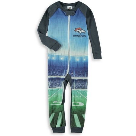 Denver Broncos Gerber Infant Union Suit Jumper - Gray