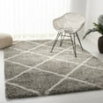 thumbnail image 1 of SAFAVIEH Hudson Amias Tapis Géométrique Shag, 1 of 8
