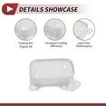 thumbnail image 4 of Enfriador de aceite de motor Unique Bargains para Chevrolet Aveo 2011-2014, enfriador de aceite de transmisión con juntas de O-ring No.55183548, aleación de aluminio, tono plateado, 1 juego, 4 of 6