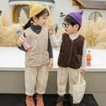 thumbnail image 4 of 1-8T Kids Baby Boys Girls Fleece Zip Vest Sleeveless Fall Winter Warm Outerwear, 4 of 6