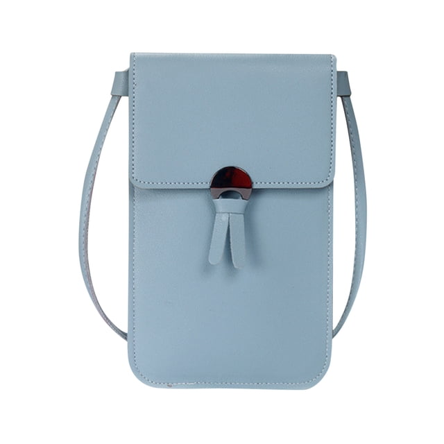 Crossbody Bolsos para Mujeres Dgs Señoras Pantalla Táctil Bolso de Teléfono, Mini Cuero Teléfono Bolso Horizontal, Bolso de Hombro, Cartera con Tarjeta de Crédito Ranura Carteras para Mujeres