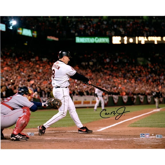 Cal Ripken Jr. Baltimore Orioles Autographed 16" x 20" Hitting Photograph - Fanatics Authentic Certified