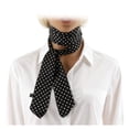 thumbnail image 3 of Unique Bargains 1 Pc Scarf Headband Stylish Print Neck Scarf for Women Black, 3 of 5
