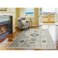 thumbnail image 3 of MDA Home Vaso Black/Cream Traditional Polypropylene Area Rug - 3'9'' x 5'9'', 3 of 5
