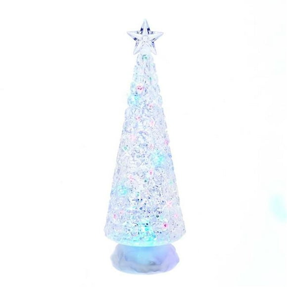 Kurt S. Adler JEL1407 13 in. Battery-Operated LED Light Tree with Water Table Piece