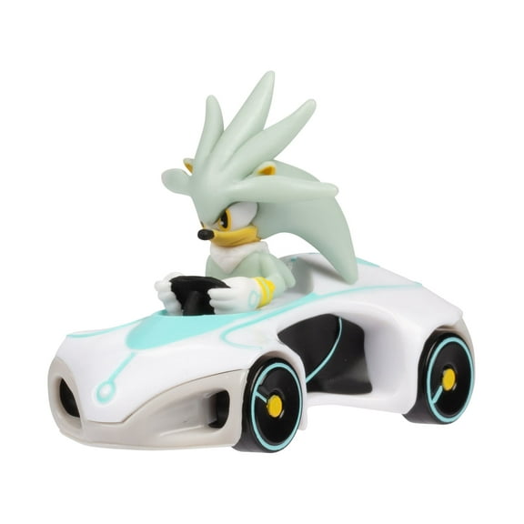 Sonic Die-Cast Vehicle Wave 2 - Silver the Hedgehog - Lightron