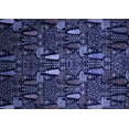 thumbnail image 1 of Ahgly Company Machine Washable Indoor Rectangle Abstract Blue Modern Area Rugs, 2' x 5', 1 of 4