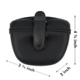 thumbnail image 2 of Sac de Taille Élastique de Formation d'Animaux de Compagnie Est Porter Portable Grande Capacité d'Alimentation Sac de Rangement Contenant des Sacs de Nourriture pour la Course à Pied Noir, 2 of 9