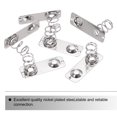 thumbnail image 3 of Unique Bargains 20 Pcs Battery Metal Spring Contact Plate 20mm x 7mm Negative Positive Bipolar Conversion Nickeling Plate, 3 of 6