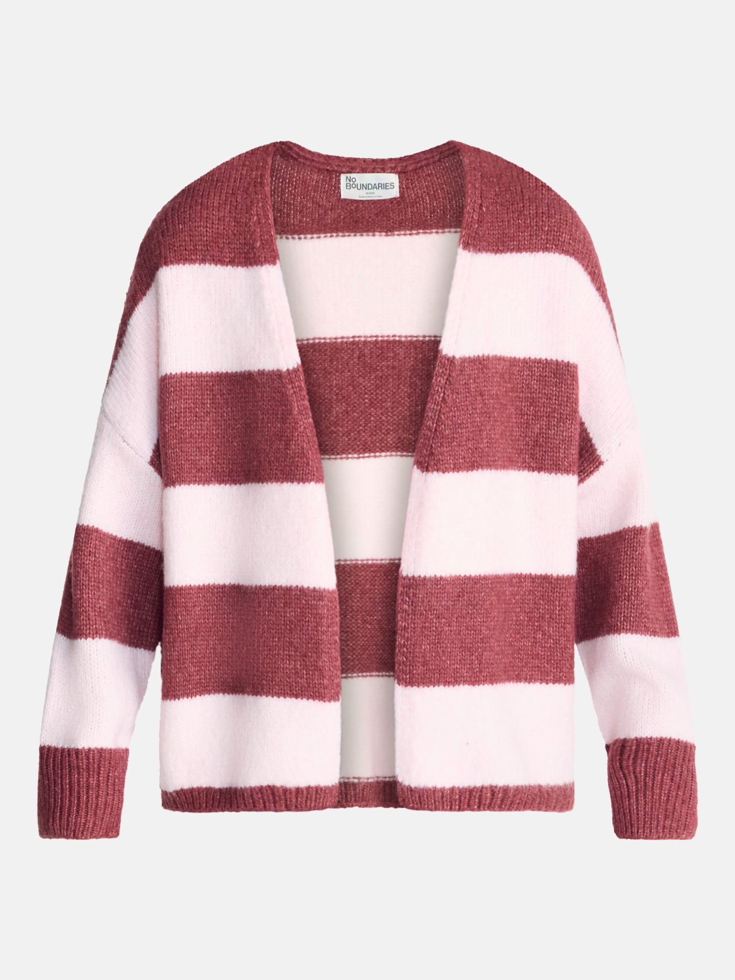 No Boundaries Women's Open Front Cardigan, Women's XXS-4X