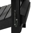 thumbnail image 2 of Westintrends Chaise Adirondack Pliante d'Extérieur en HDPE, Siège de Patio, Résistante aux Intempéries, Noir, 2 of 15