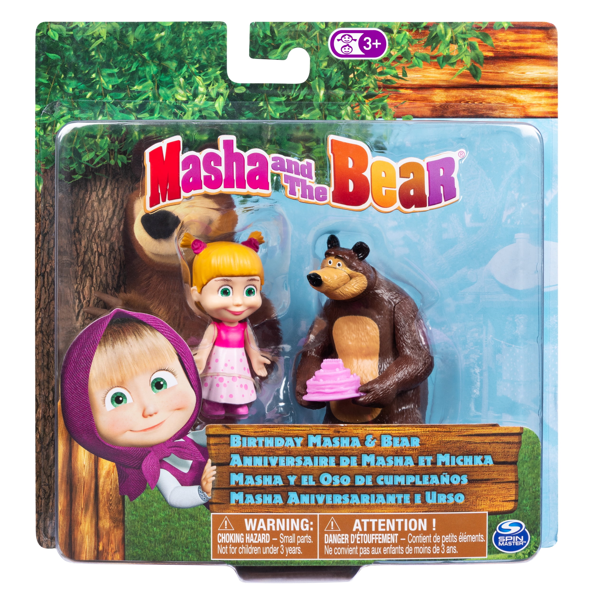 Masha And The Bear Birthday Masha And Bear Collectible Figures For Ages 3 And Up 