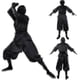 thumbnail image 1 of Disfraz de Halloween Disfraz de Ninja Negro Masculino japonés Cosplay-c, 1 of 1