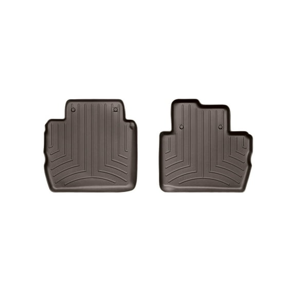WeatherTech Custom Fit FloorLiners compatible with 2007-2015 Maserati Gran Turismo - 2nd Row (2-Piece Liner), Cocoa