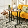 thumbnail image 2 of Pemberly Row Bureau Mobile Debout Réglable en MDF et Acier en Noyer, 2 of 11