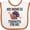 White and Orange, variant on Inktastic Thanksgiving Mimi Thankful for Me Turkey Boys or Girls Baby Bib