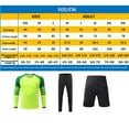 thumbnail image 6 of Soccer Jersey Adult Men Goalkeeper Jersey Soccer Jerseys for kids, Adults Men's Goalie Jersey Set, 6 of 6
