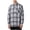 Black, variant on Men Long Sleeve Plaid Shirt Button Down Woven Oxford Dress Shirt Solid Casual Work Formal with Pocket Classic Fit Flannel