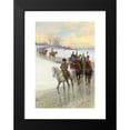 thumbnail image 2 of Jan Van Chelminski 11x14 Black Modern Framed Museum Art Print Titled - Napoleon Leading His Army, 2 of 5