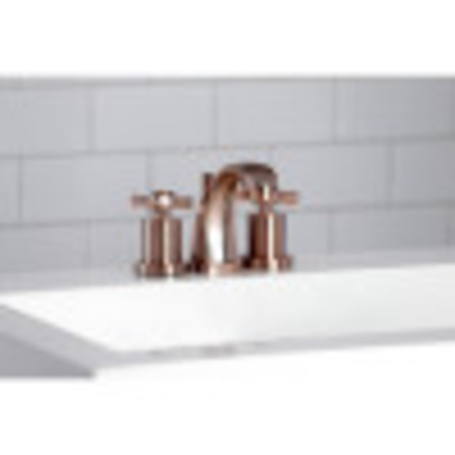 Kingston Brass KS494ZXAC Millennium 8 in. Widespread Bathroom Faucet, Antique Copper