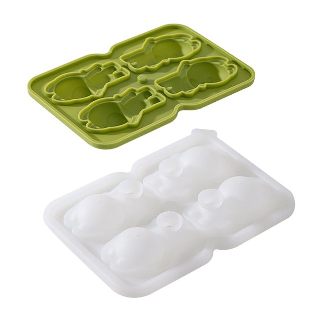 Aidoshy Silicone Ice Tray Household Ice Box Ice Storage Box Storage Ice Tray Freezer for Chilling Drinks, Whiskey & Cocktails