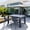 Dark Gray, variant on Compamia 5 Piece Air Extension Dining Set in White