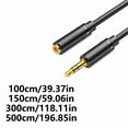 thumbnail image 4 of 3.5mm Headphone Extension Cable 100/150/30/500CM Digital Cord for Amplifiers Computers and Portable Devices, 4 of 7