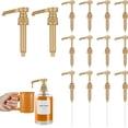 thumbnail image 5 of S9A 12Pcs Syrup Pumps Plastic Coffee Syrup Pump Dispenser Premium Gold Glass Bottle Flavor Syrup Pump Kit Durable Caramel Pump Replacement for Most 25.4oz/750ml Bottles, 5 of 5