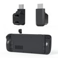 thumbnail image 2 of 3 Convertidor adaptador de ángulo recto 2 en 1 conector USB C de 90 grados para Steam Deck, 2 of 5