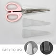 thumbnail image 4 of 50Pcs Shear Cover for Hair Trimming Simple Design Light Grey Transparent, 4 of 9